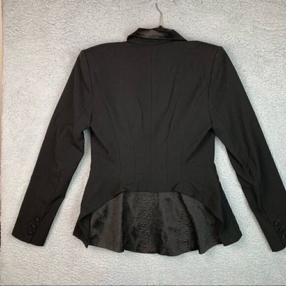 Altuzarra Target Padded Shoulder One button Collard Blazer Jacket size small - Picture 2 of 12